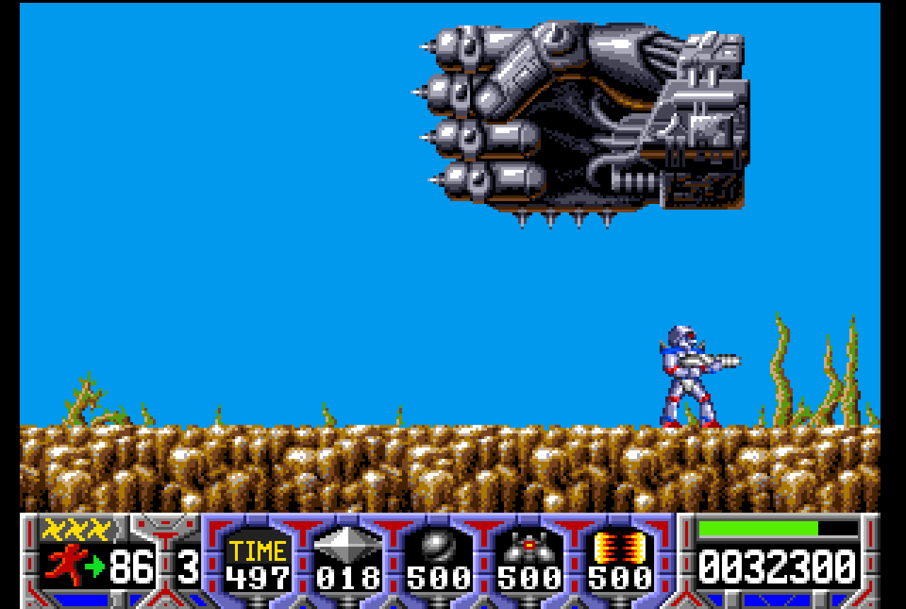 [25/09/2020] Heute wirkt Turrican unscheinbar. Doch 1990 war die Komposition aus Grafik und dem Soundtrack von Chris Hülsbeck einfach revolutionär. &nbsp;