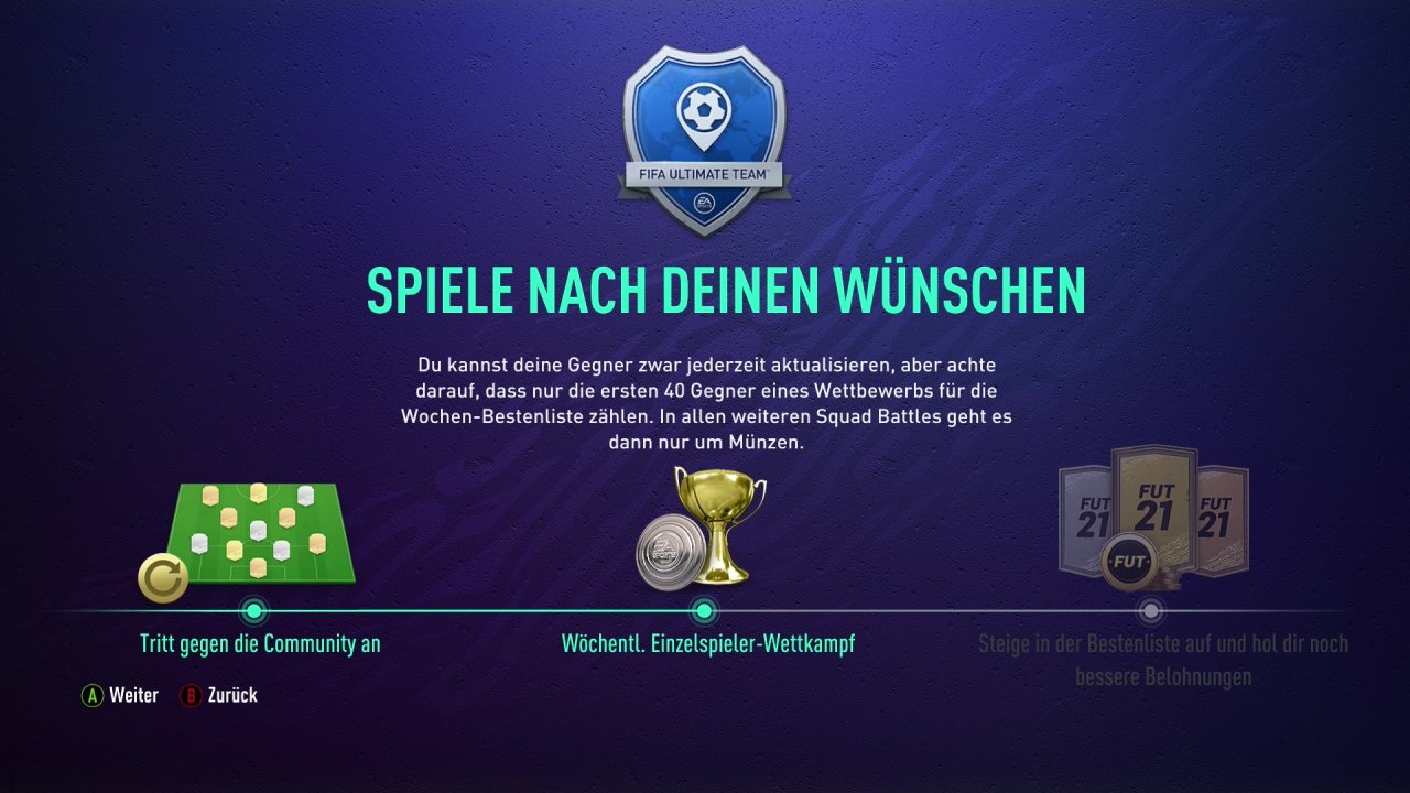 [13/10/2020] FIFA 21 - Ultimate Team - Squad Battles - Tipps zum FUT-Modus (3)
