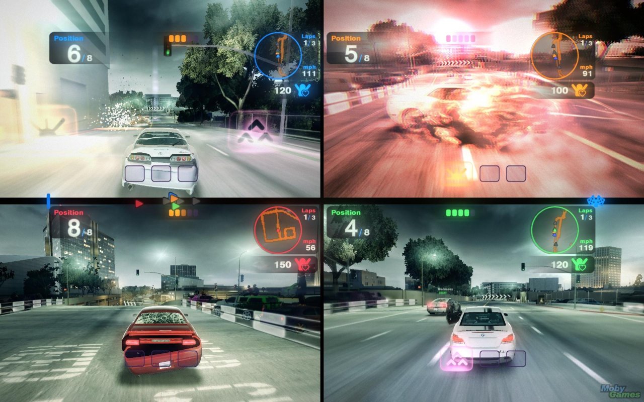 [02/10/2020] Verkanntes Genie: Blur von 2010 gilt als das „Mario Kart für Erwachsene“. Die Power-Ups ähnelten stark dem Nintendo-Vorbild. &nbsp;
