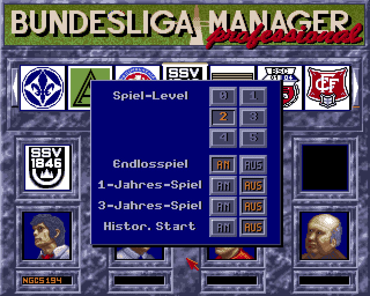 [02/10/2020] Zu Beginn bestimmt ihr den Schwierigkeitsgrad und die Startbedingungen. Dadurch könnt ihr etwa in der Amateur-Oberliga oder direkt in der Bundesliga loslegen. &nbsp;