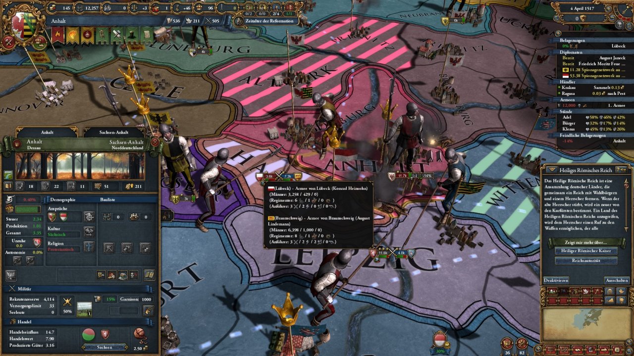 [05/11/2020] Endlich mal was los hier! Ein Soldatenmännchen in Europa Universalis 4 stand mitunter für Tausende von Einheiten, die insgeheim epische Schlachten gegeneinander führten. &nbsp;