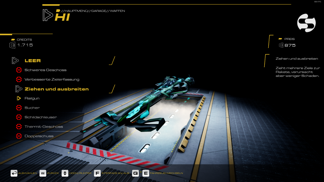 [17/11/2020] Unser Fahrzeug ist individuell anpassbar. Ob Waffen oder kosmetische Items, hier kann man sich austoben. Leider kostet fast alles davon viel In-Game-Währung.