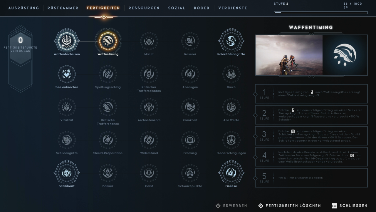 [26/11/2020] Der sehr umfangreiche Skilltree hält euch zum einen bei Laune und zum anderen wirken sich die Fähigkeiten auch auf den Spielstil aus.