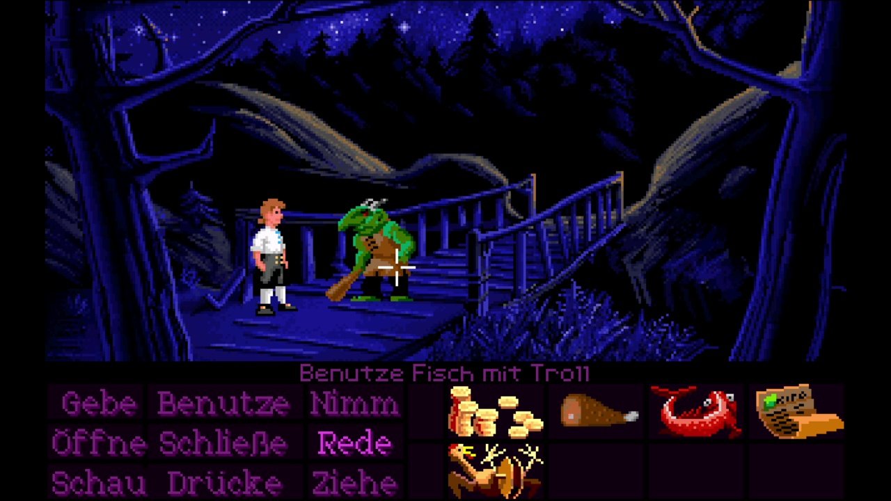 [20/11/2020] The Secret of Monkey Island (1990) ist auch deshalb so brillant, weil selbst hinter den dämlichsten Rätseln eine gesunde Portion Logik und Nachvollziehbarkeit steckt. &nbsp;