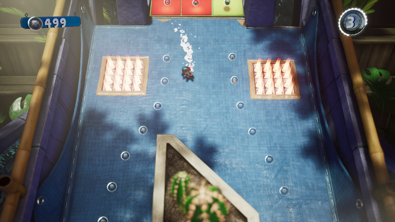 [19/11/2020] Der Umstieg von 2,5D auf 3D tut Sackboy richtig gut. So konnten die Entwickler viel mehr Kreativität ins Spiel bringen. Unter anderem diesen Rutschabschnitt.