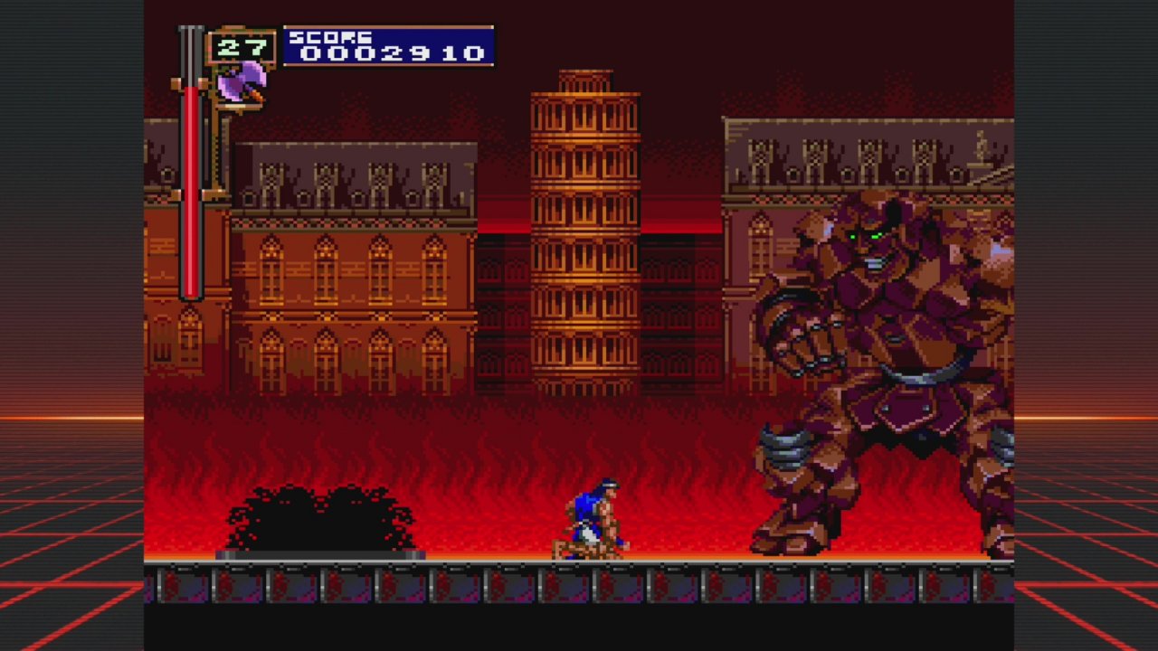 [23/12/2020] Dank CD-ROM-Laufwerk wurde die PC Engine auch sechs Jahre nach ihrem Release mit tollen Spielen versorgt – wie dem hier zu sehenden Dracula X: Rondo of Blood.