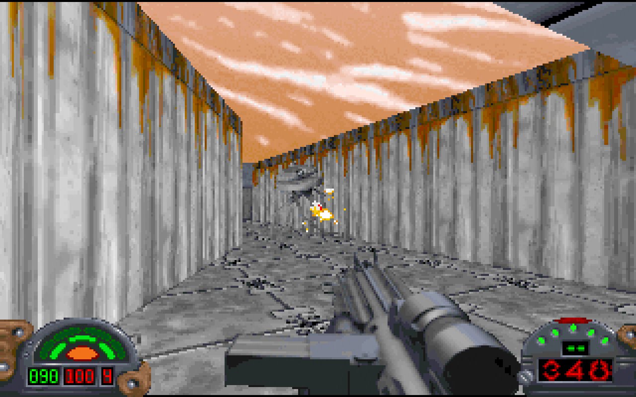 [01/12/2020] Dark Forces war mehr als nur ein Shooter: Die Jedi-Engine erlaubte bewegliche Plattformen und sogar Förderbänder. Die Entwickler nutzten die Möglichkeiten für Umgebungsrätsel und das Verstecken von Extras. &nbsp;