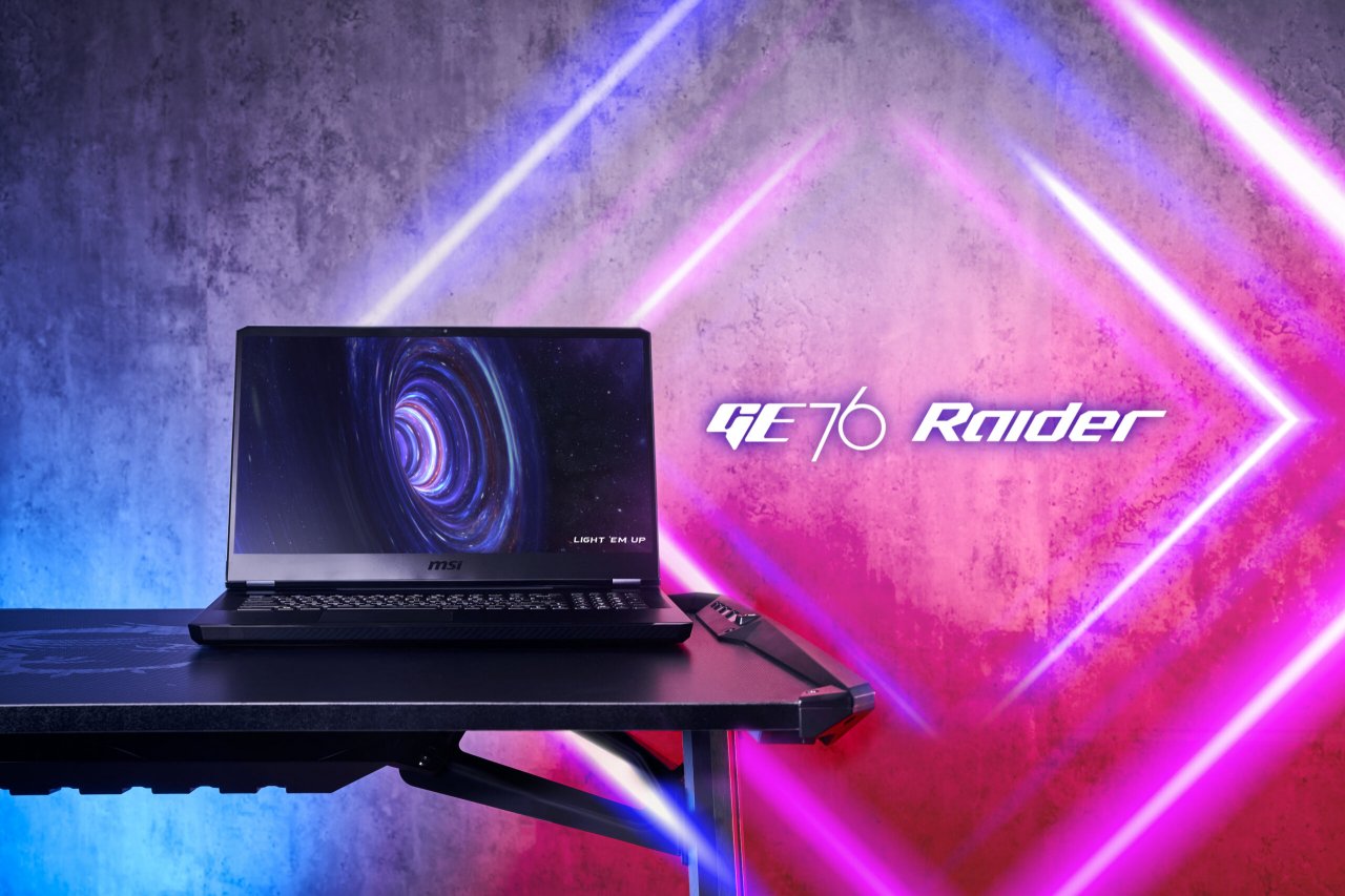 [15/01/2021] Eine der Neuheiten der CES: Das MSI GE76 Raider-Notebook mit den neuen Nvidia RTX 3000er-Mobil-GPUs