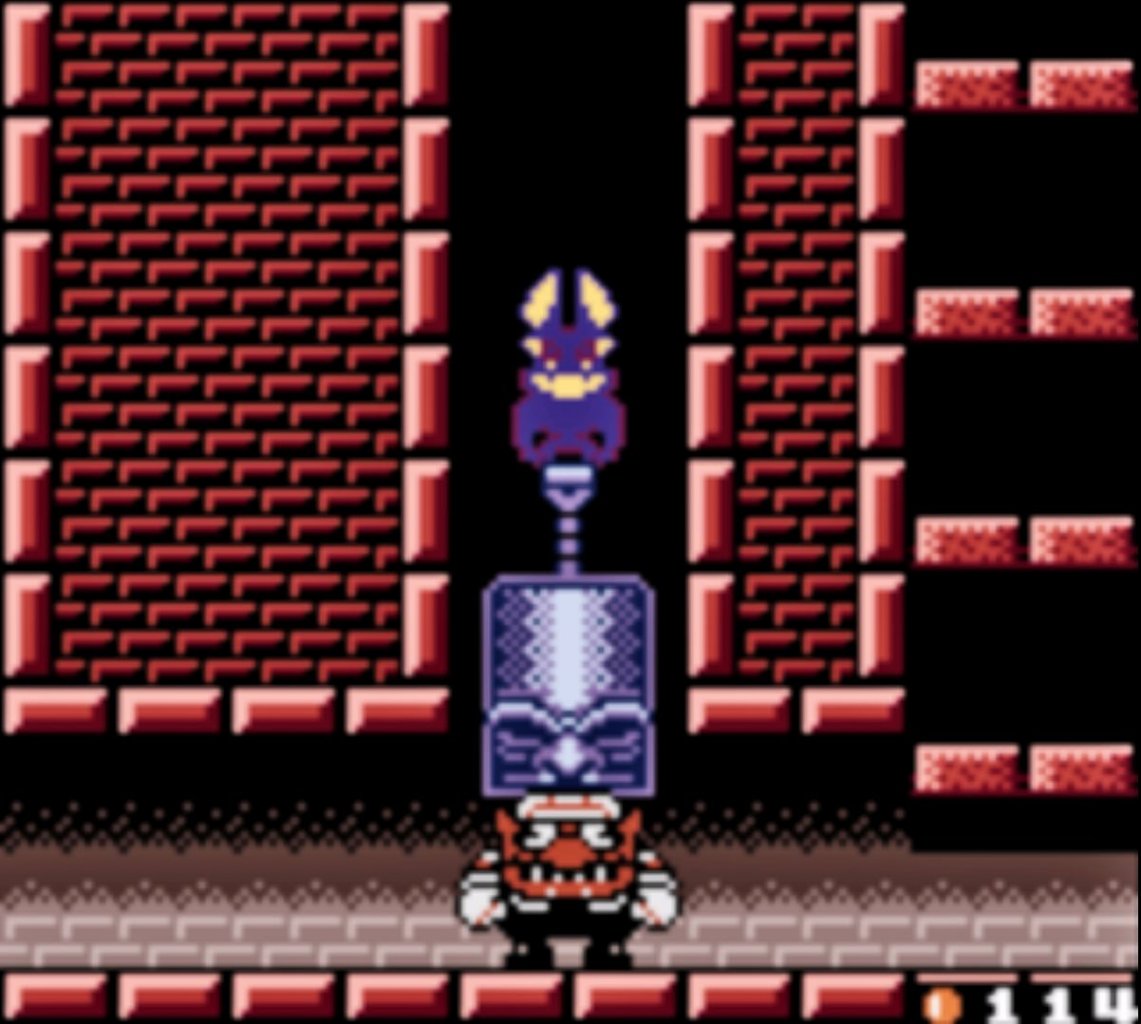 [08/01/2021] Da ist er platt: Wenn Wario von Gewichten zerquetscht wird, bewegt er sich in Flunderform vorwärts. Alle Verwandlungen lassen sich rückgängig machen.