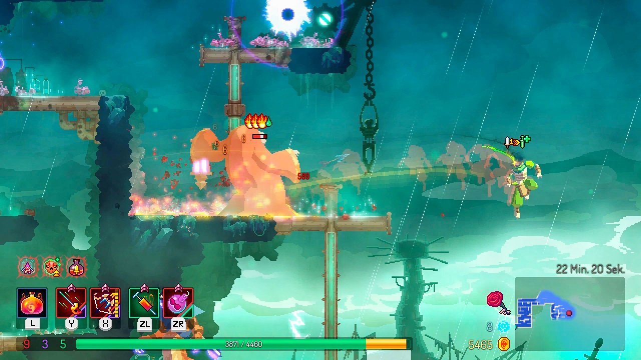 [05/02/2021] Die Küste im DLC Fatal Falls ist schön gestaltet, die dicken Gegner hier links im Bild sorgen aber noch für den einen oder anderen ärgerlichen Bug.