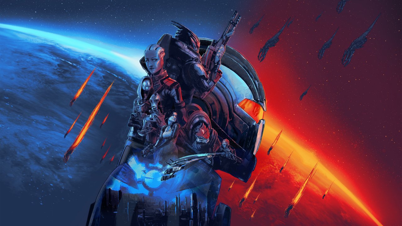 Das Cover Artwork der Legendary Edition von Mass Effect.