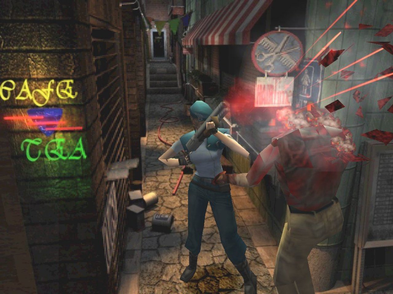[09/02/2021] Bei Resident Evil 3: Nemesis (1999) übernimmt Kazuhiro Aoyama den Regieposten, während Mikami im Hintergrund als Produzent alle Fäden zusammenhält.