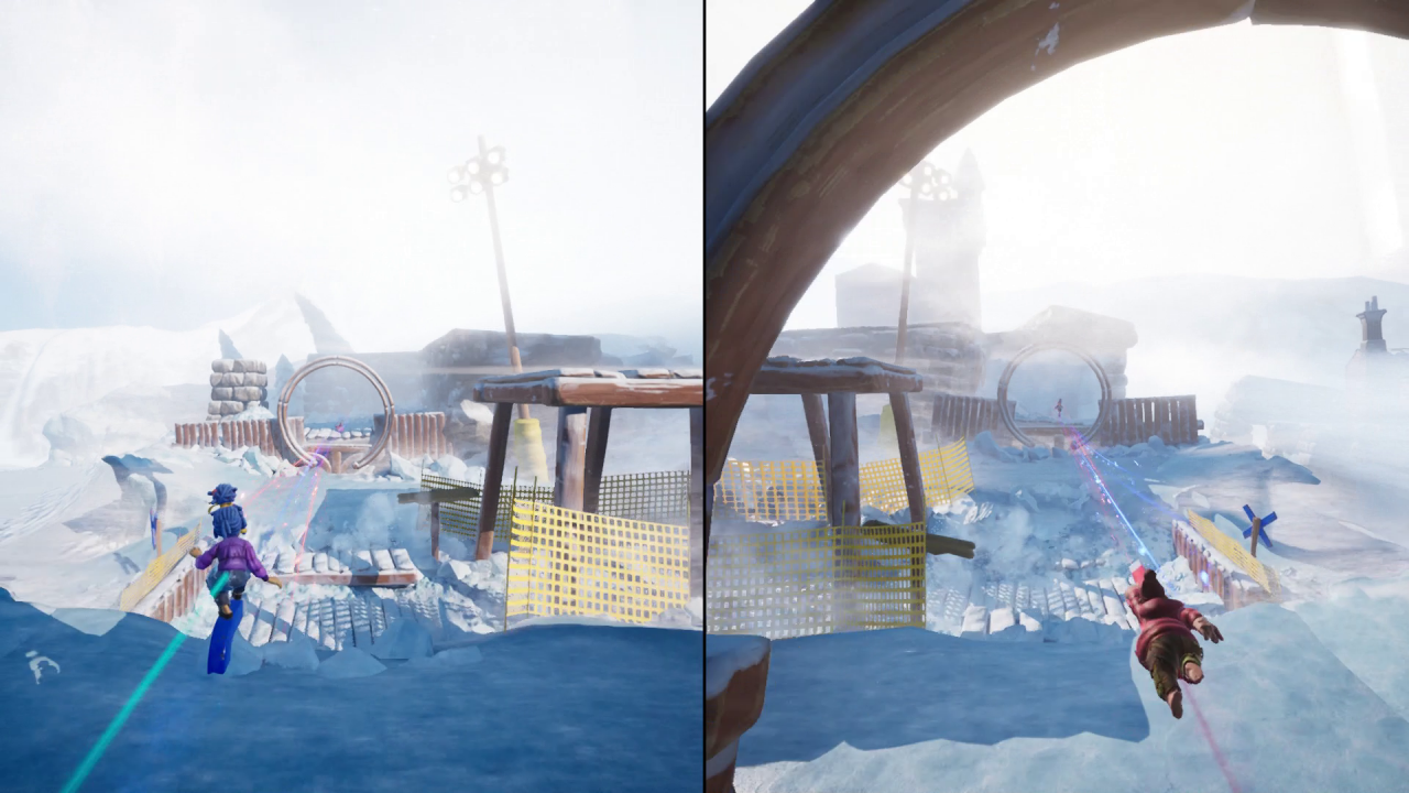 [25/03/2021] Story, Leveldesign und Gameplay greifen ineinander. Geht es beispielsweise um die fehlende Anziehung der Protagonisten, spielt Magnetismus im nächsten Abschnitt eine Rolle.