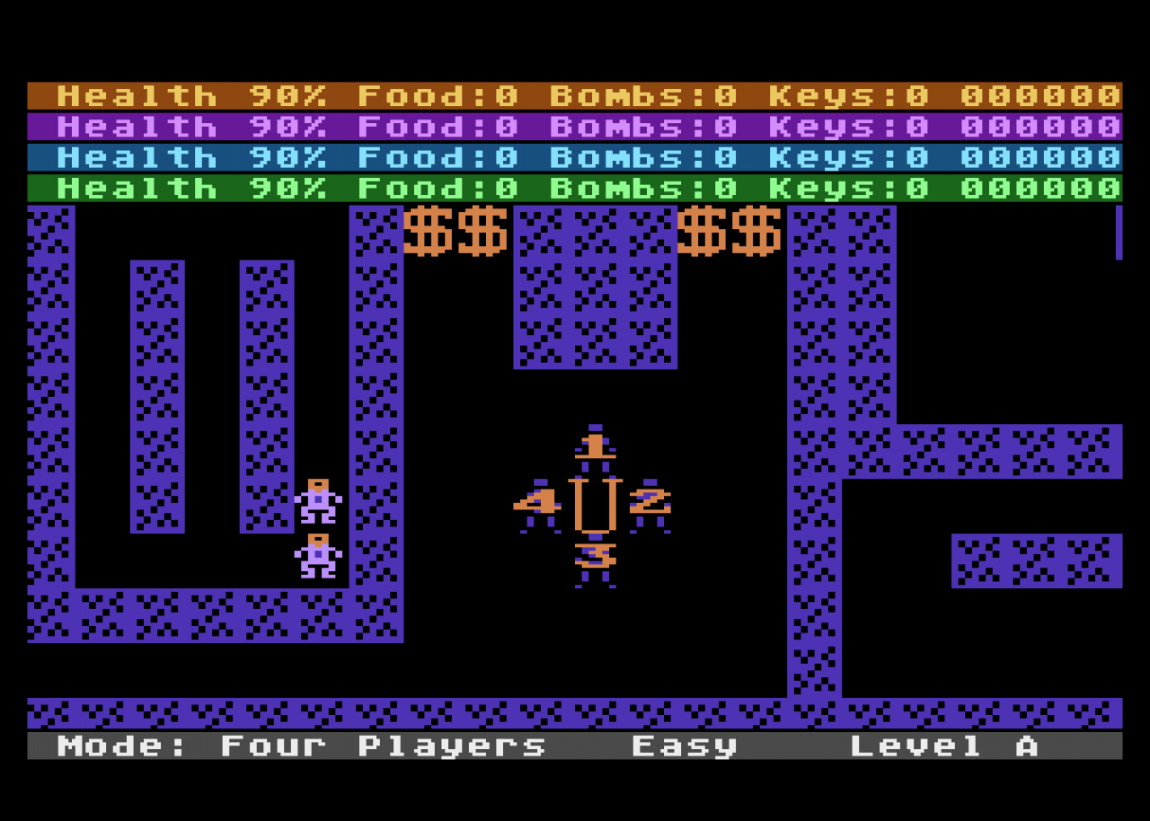 [31/03/2021] Dandy (1983) für Atari 8-Bit-Heimcomputer gilt als der erste zu viert spielbare Dungeon Crawler. Grafisch war das Gebotene für damalige Verhältnisse durchaus passabel.