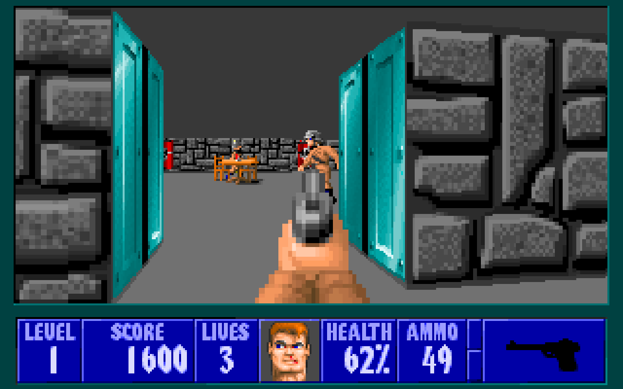 [05/03/2021] Mit Commander Keen (1990) finanzierte id Software die Entwicklung von Wolfenstein 3D. Der „Nazi-Shooter“ war geradlinig und simpel, aber provokant und technisch aufregend genug, um Aufmerksamkeit zu kreieren.