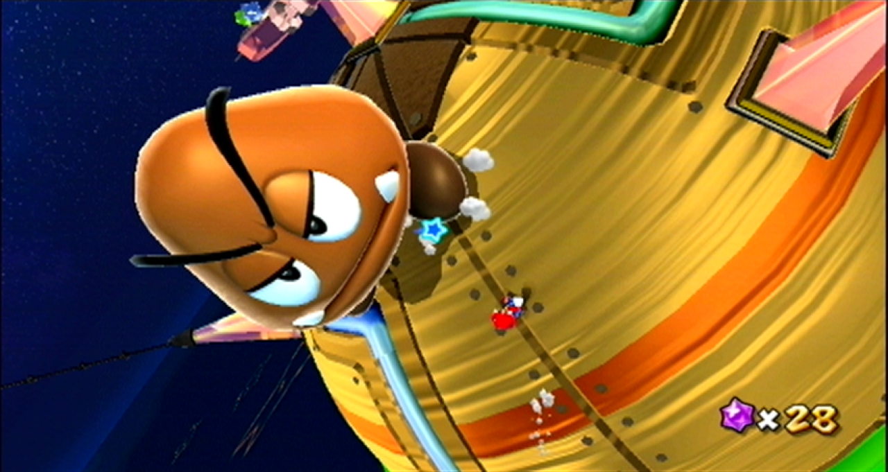 [31/03/2021] Im „Co-Star“ genannten Koop-Modus von Super Mario Galaxy (2007) für die Wii steuert Spieler zwei einen sternähnlichen Zeiger, mit dessen Hilfe er unter anderem Gegner ausbremsen, rollende Hindernisse anhalten und Sternteile sammeln und auf Widersacher feuern kann.