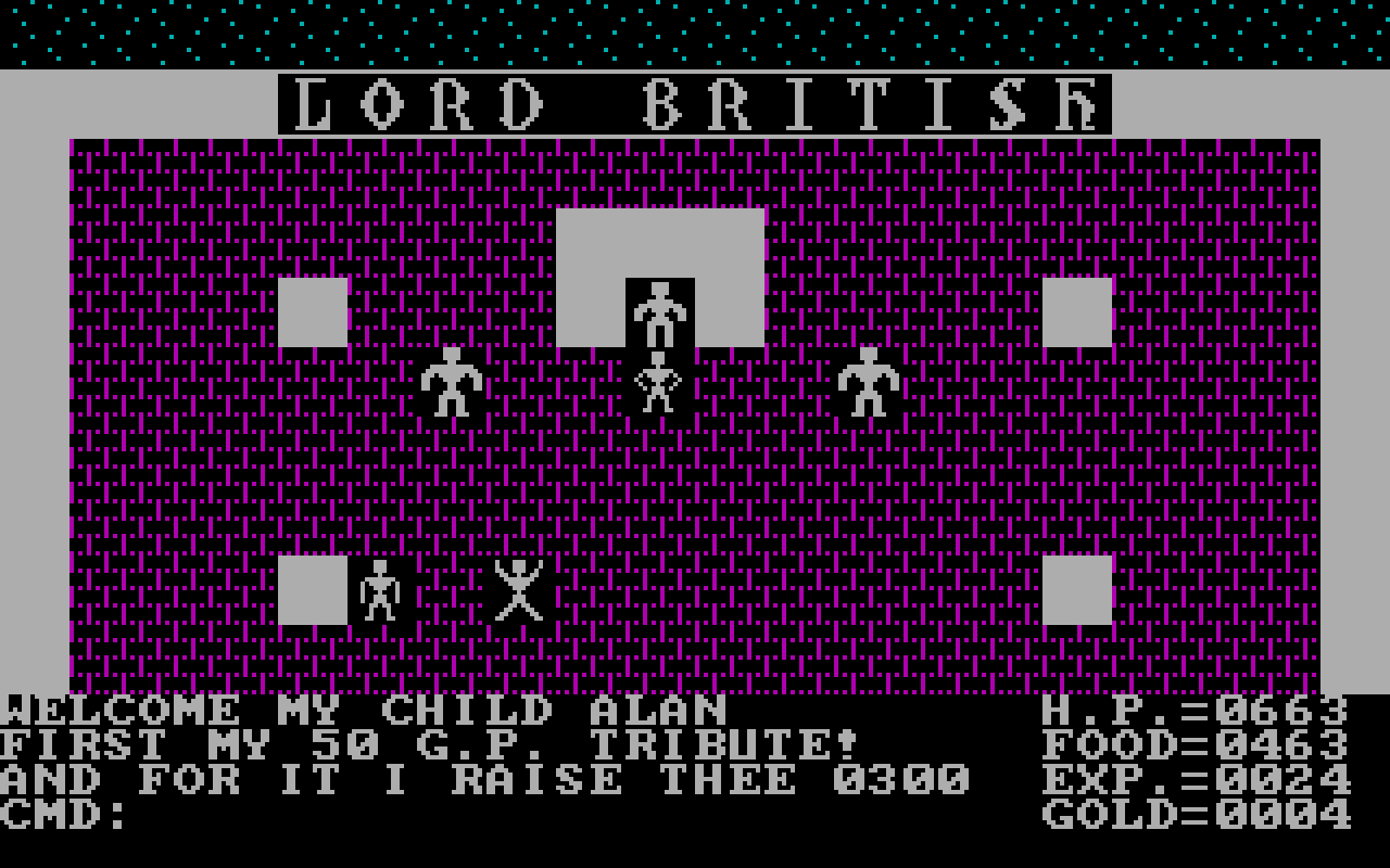 [16/04/2021] Während das Original von Ultima 2: Revenge of the Enchantress (1982) nur in vierfarbiger CGA-Grafik erstrahlt, sorgte ein kostenloser EGA-Fan-Patch aus der Feder von Michael C. Maggio später für eine Farbpalette mit insgesamt 16 Farben. Ihr findet ihn unter http://exodus.voyd.net/projects/ultima2/. &nbsp;