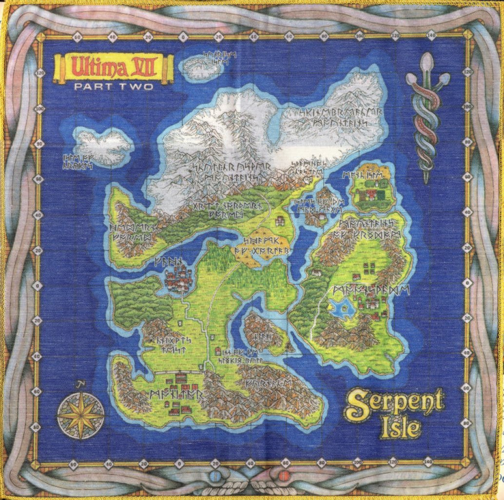 [16/04/2021] Ultima 7: Part Two – The Serpent Isle entführt den Avatar auf die namengebende Schlangeninsel. Für Schmunzeln sorgt damals der Kopierschutz, der beim Spielen Informationen aus dem Handbuch abfragt. Liegt man mit den Antworten daneben, plaudern NPCs nur noch Blödsinn. &nbsp;