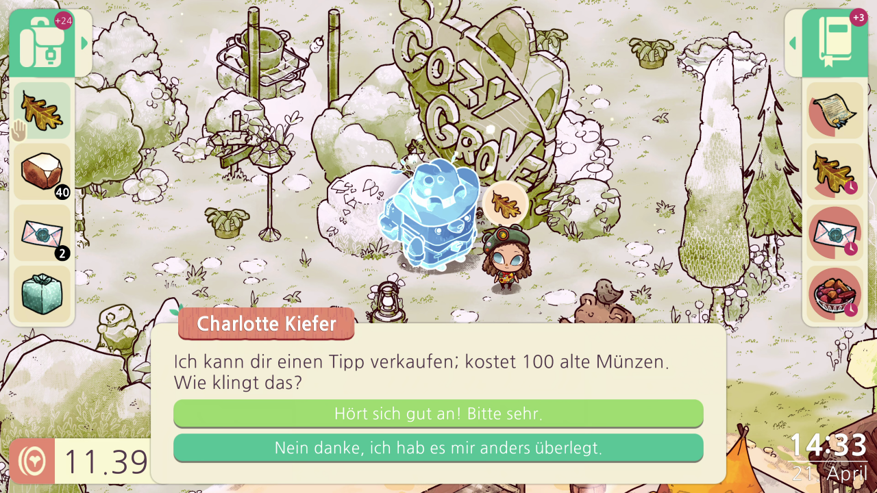 [16/04/2021] Cozy Grove im Test: Ausflug ins gemütliche Wäldchen (18)