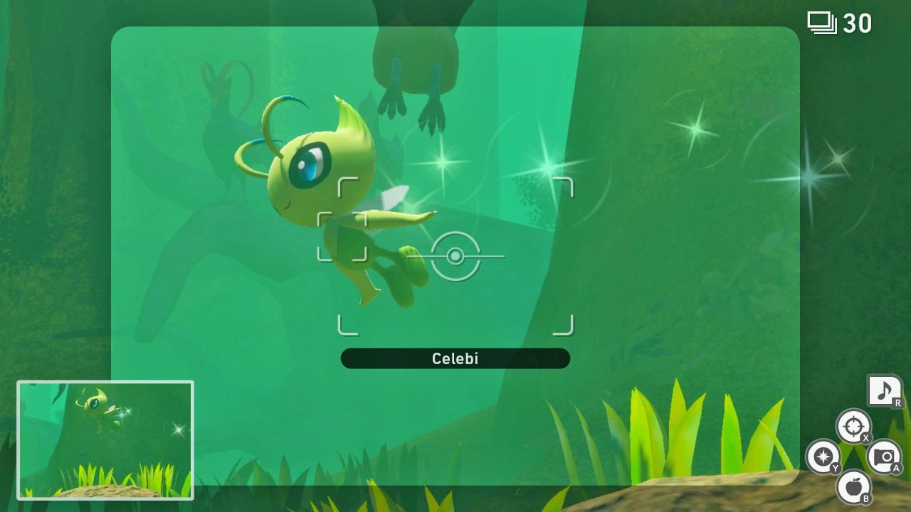 [05/05/2021] Celebi huscht im letzten Teil der Route Wandelwald hin und her.