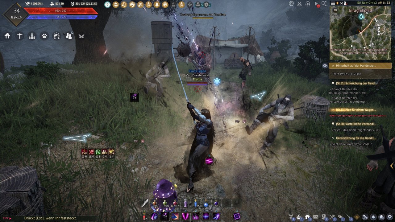 [20/05/2021] Wenn die Dunkelklinge die Fähigkeit „Rad des Schicksals“ bemüht, hat es sich für die Gegner mit der Bodenhaftung erledigt.