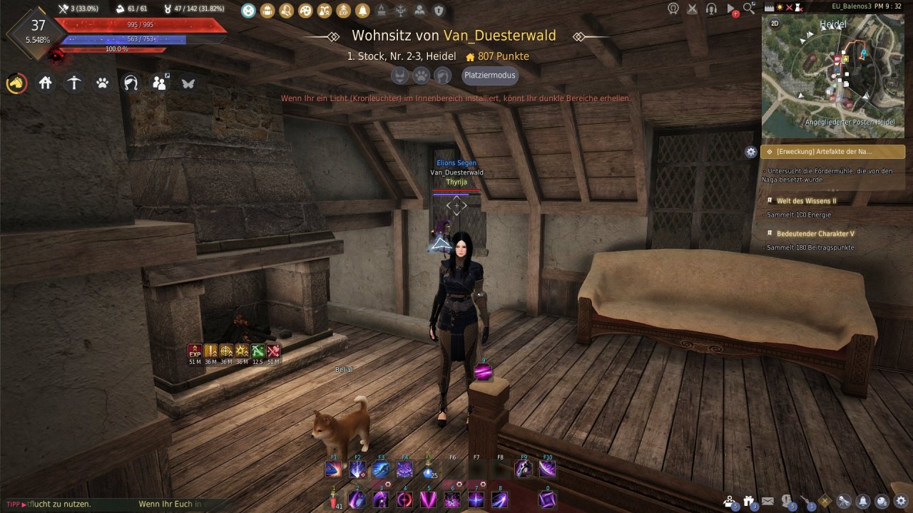 [20/05/2021] Die eigenen vier Wände bieten in Black Desert zahlreiche Vorteile: Eine davon ist die erholsame Wirkung eines Bettes.