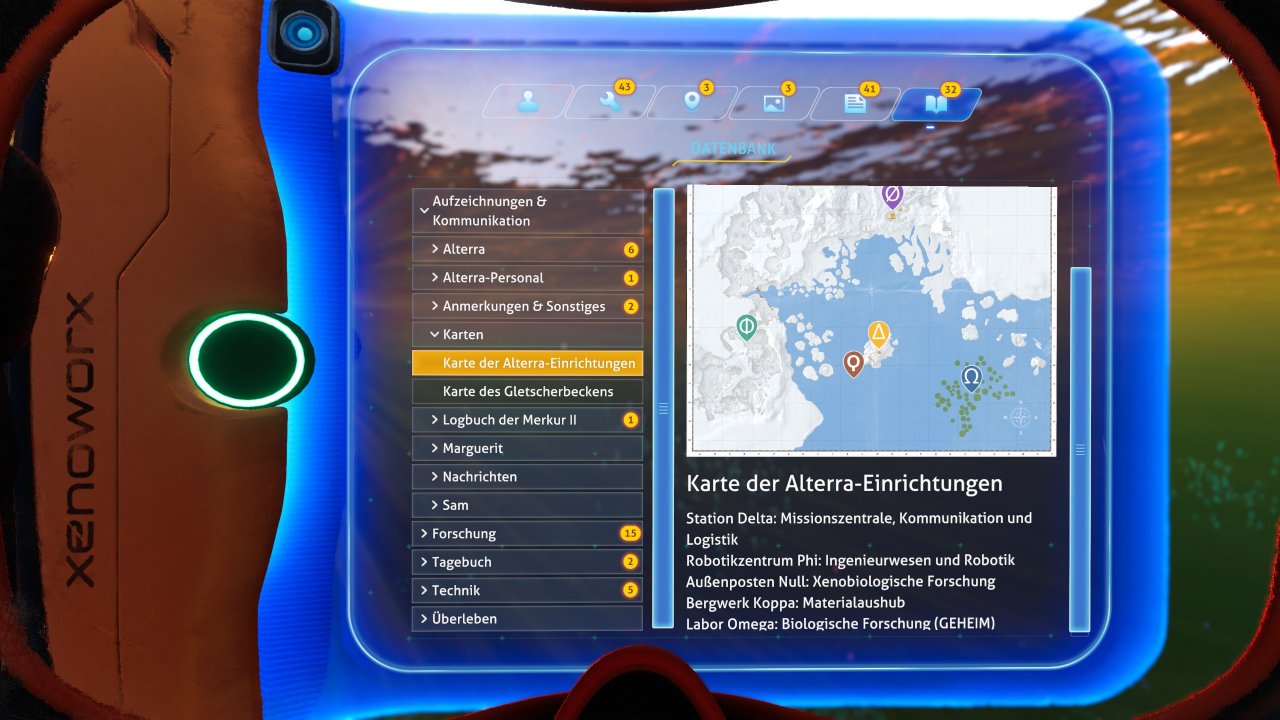 [19/05/2021] Rustikale Karten wie diese findet ihr entweder an der Wand diverser Habitate oder als PDA in der Spielwelt verteilt. Gewöhnt euch möglichst schnell an die althergebrachte Art der Navigation.