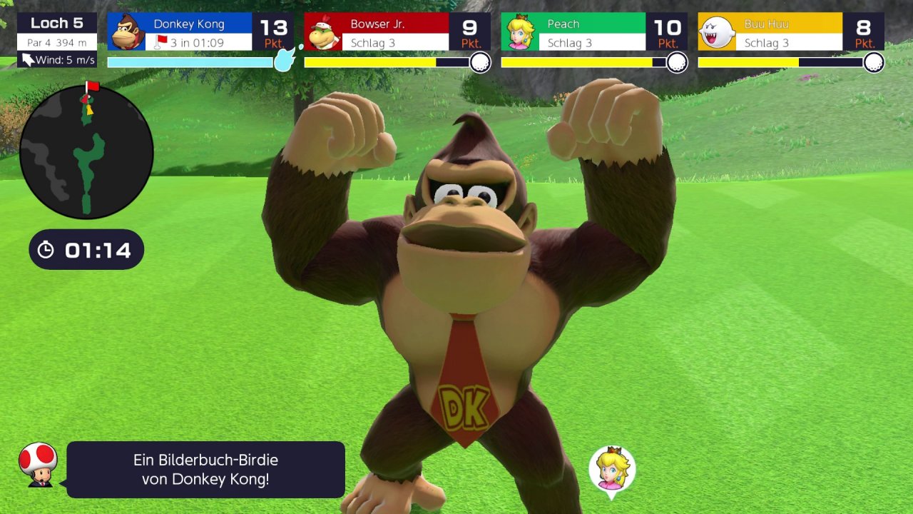 [23/06/2021] Die Jubelanimationen sorgen Nintendo-Sportspiel-typisch immer wieder für Schmunzler.