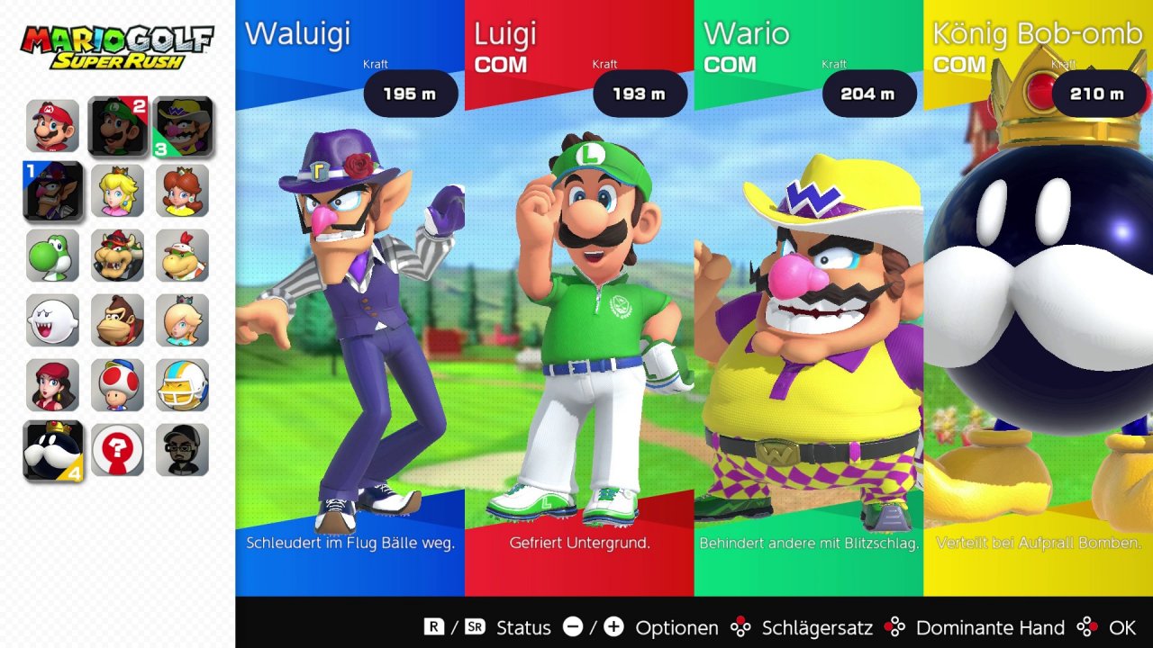 [23/06/2021] Gerade mal 16 Golfer (plus Mii) sowie sechs Kurse mit jeweils 18 Löchern stehen zur Auswahl. Das ist mager.