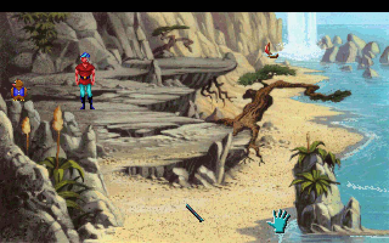 [25/06/2021] King’s Quest V: Absence Makes the Heart Go Yonder! (1990) ist nicht nur das erste Adventure mit Sprachausgabe, sondern auch das erste, das auf CD-ROM ausgeliefert wird und mit handgezeichneten Hintergründen aufwartet. &nbsp;