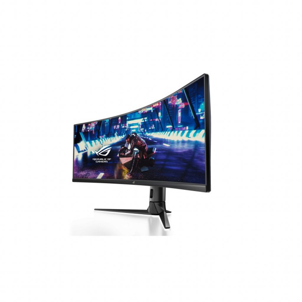 [16/07/2021] Ein besonders breiter Monitor ist zum Beispiel der ASUS ROG Strix XG49VQ - mit seinen 3840 mal 1080 Pixeln ist es quasi so, als hätte man zwei rahmenlose Full-HD-Monitore nebeneinandergestellt.