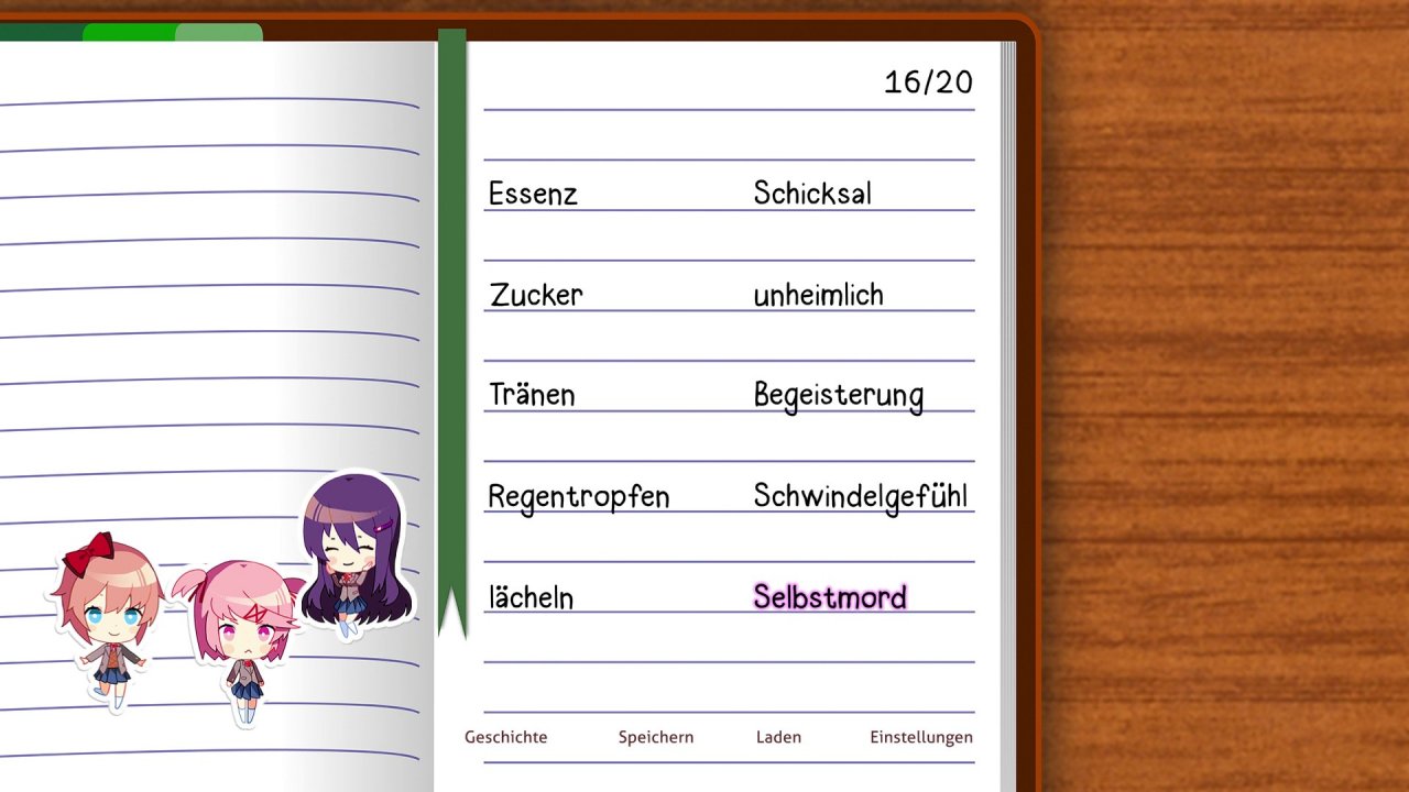 [20/07/2021] In den einzigen interaktiven Abschnitten wählt man einzelne Wörter für Gedichte, von denen man denkt, dass sie dem Schwarm gefallen.