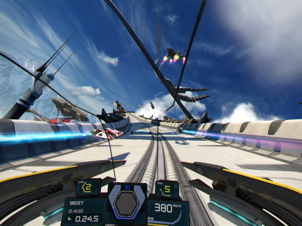 [20/08/2021] VR verleiht Rennspielen einen neuen Kick. Titel wie die WipeOut Omega Collection (2018, PS VR) machen dies besonders deutlich.