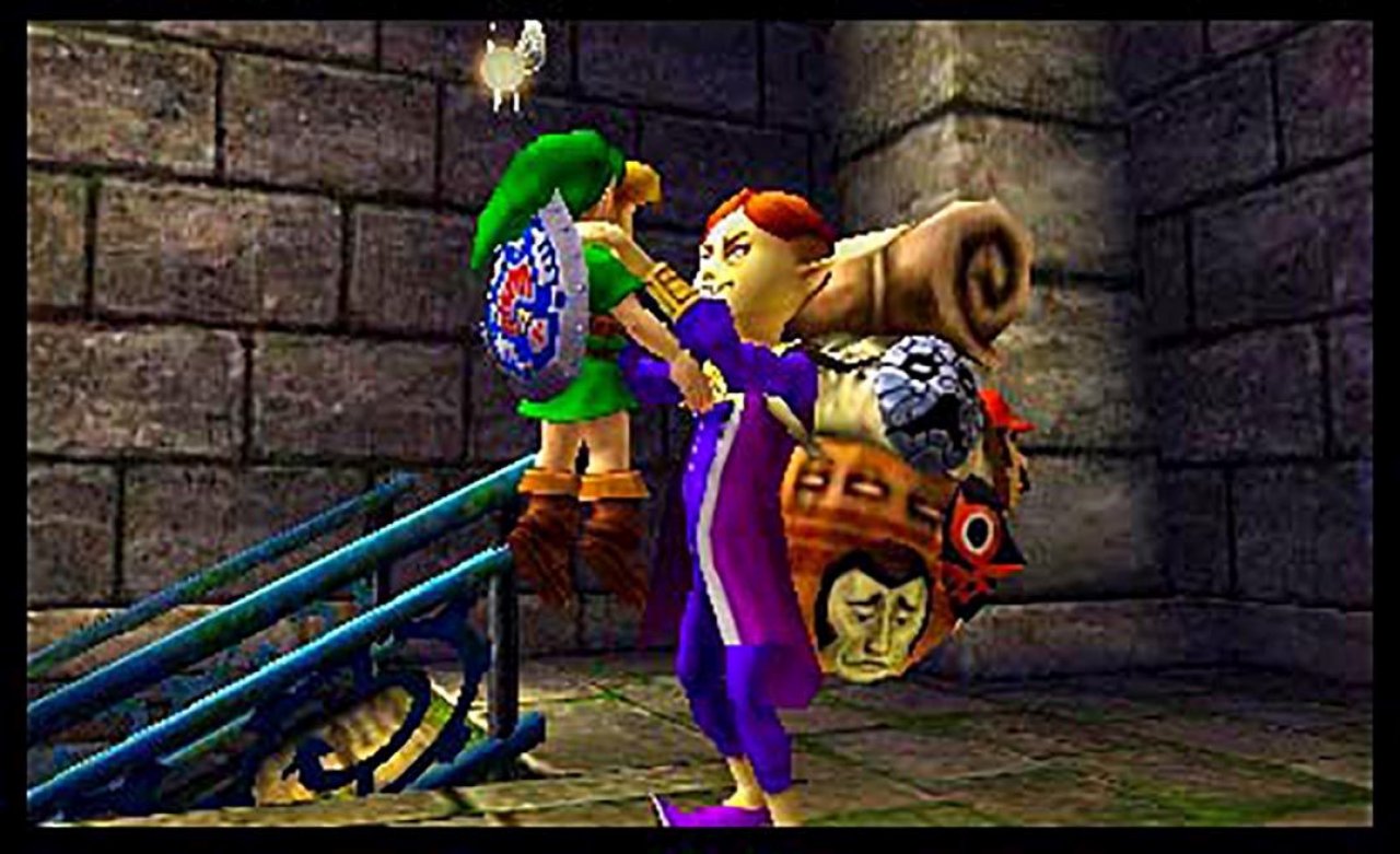 [06/08/2021] Manchmal ist der Ton düsterer, wie hier in Majora’s Mask, manchmal heiterer. Immer jedoch ist Link auf Reisen, um gegen das Böse zu kämpfen.