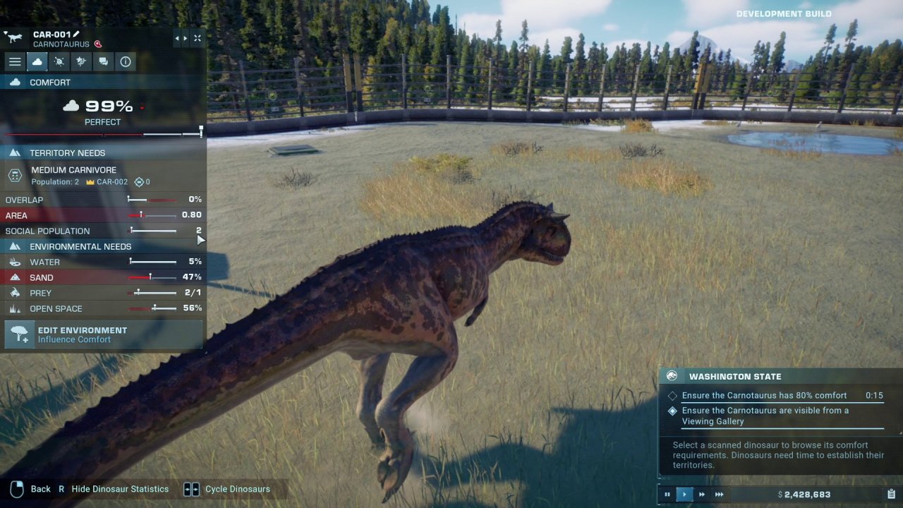 [19/08/2021] Für Informationen über das Wohlergehen der Dinos müssen die Ranger nun regelmäßig bei den Tieren vorbeischauen, um die Daten aktuell zu halten.