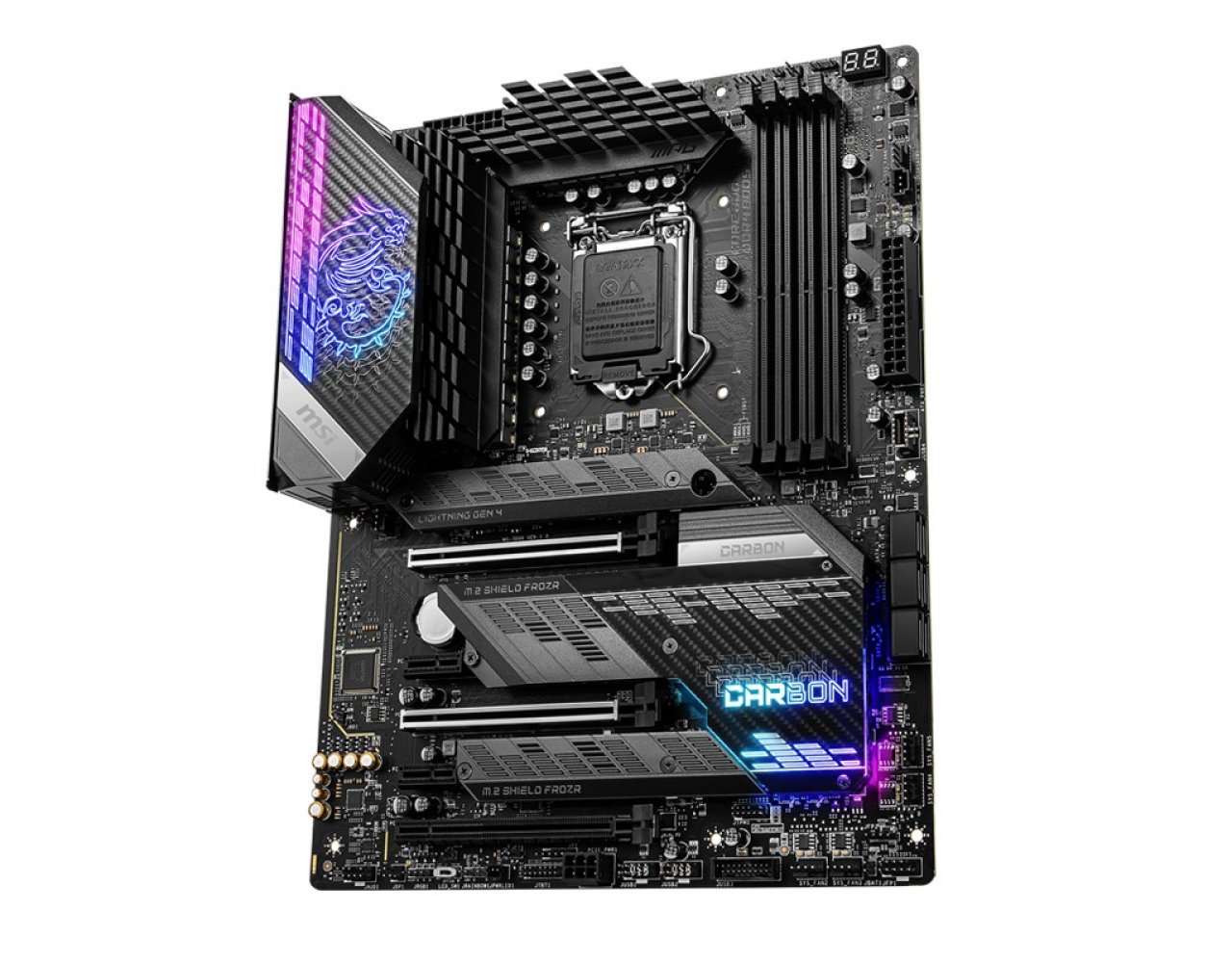 [26/08/2021] Wer mit einem Intel-Setting übertakten will, braucht ein Mainboard wie das MSI MPG Z590 Carbon Wifi, das einen Z-Chipsatz hat.