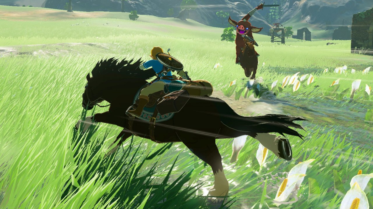 [06/08/2021] Kämpfe sind ein wichtiger, actionreicher Bestandteil der Zelda-Games (hier zu Pferde in Breath of the Wild). Aber auch ruhige Puzzle-Abschnitte gehören fest dazu.