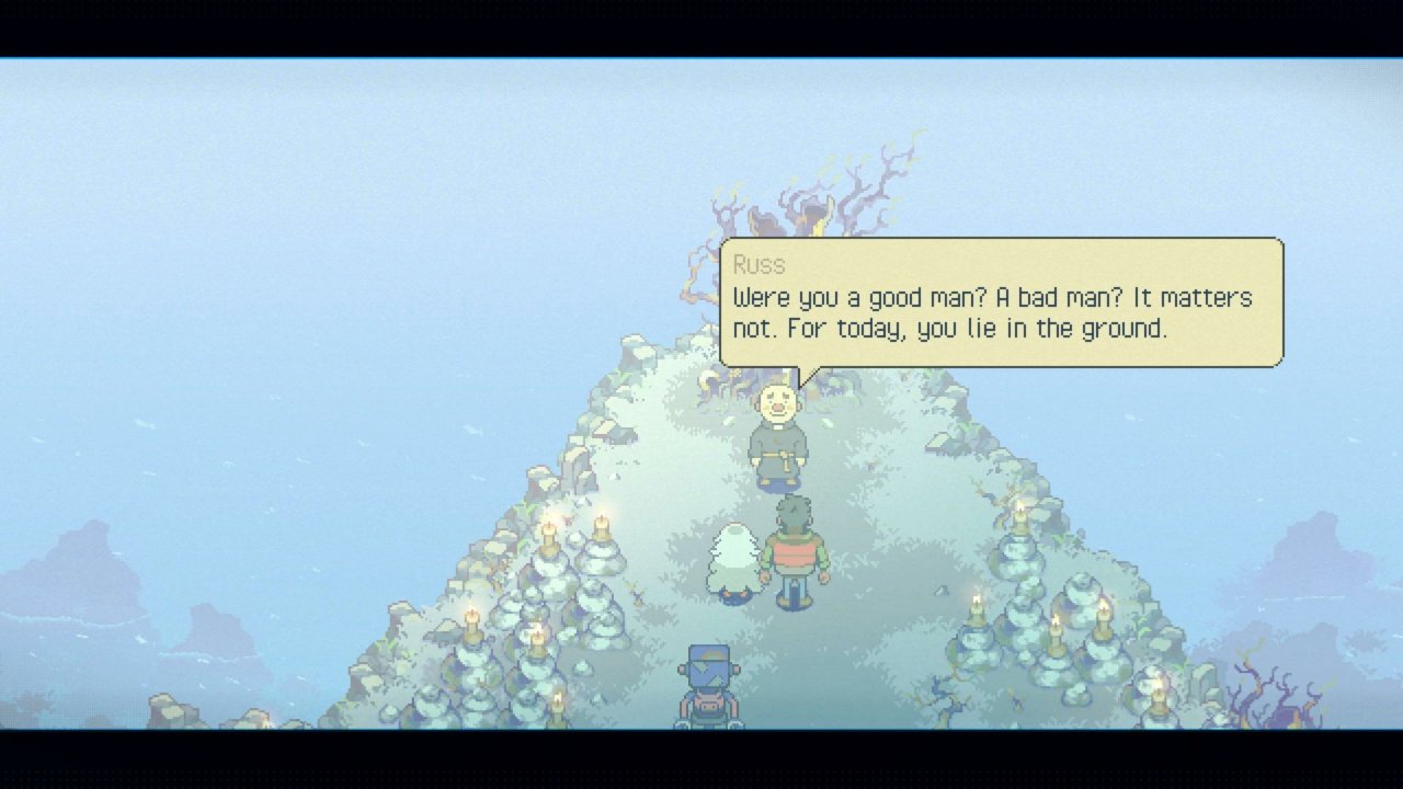 [30/09/2021] Die Stimmung in Eastward ist oftmals überraschend melancholisch. Für jüngere Spieler ist das Spiel aber nicht nur deshalb ungeeignet.