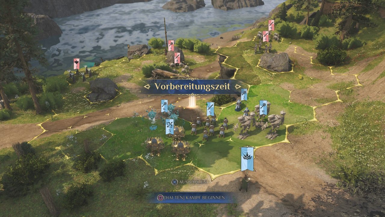 [02/09/2021] Vor jeder Schlacht nutzen wir die Vorbereitungszeit, um unsere Truppen strategisch zu platzieren.