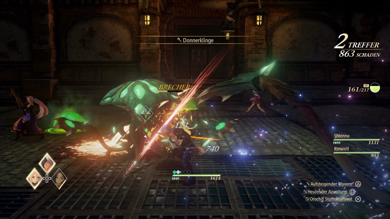 [08/09/2021] Die Kämpfe in Tales of Arise laufen in Echtzeit ab. Sie sind sehr actionlastig, was das Gameplay niemals langweilig werden lässt.