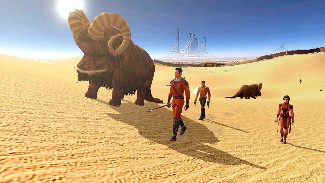 [24/09/2021] Auch nach 18 Jahren punktet KotOR mit einer guten Story und interessanten Quests. (Herstellerbild)