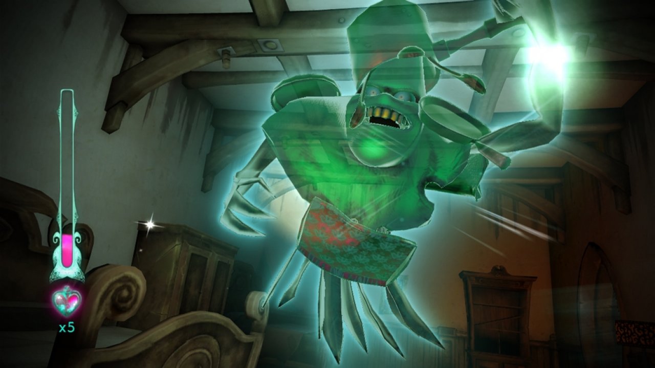 [27/10/2021] Rollentausch: Im ulkigen Kinect-Horrorspiel Haunt verpflichtete das Entwickler-Duo NanaOn-Sha/Zoë Mode Tim Schafer als Synchronsprecher.