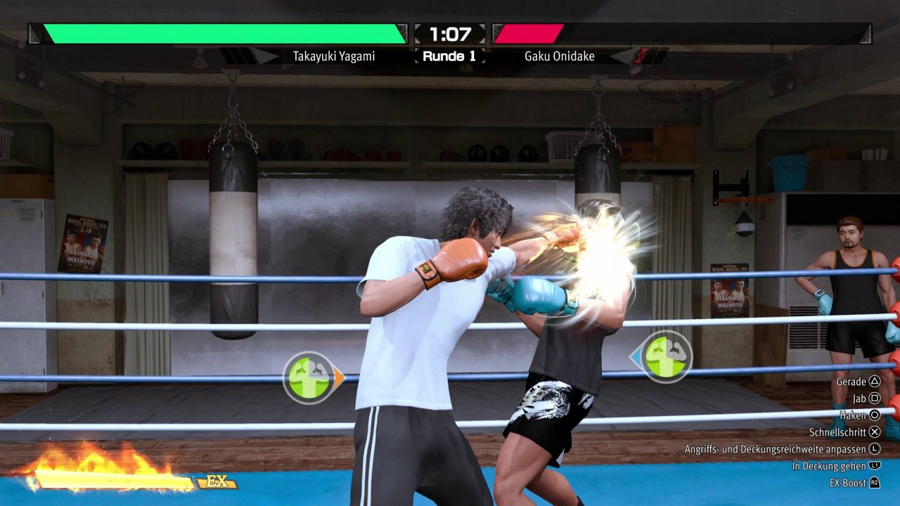 [12/10/2021] Das Box-Minispiel macht Laune, den Kampfstil darf man aber außerhalb des Gyms nur nutzen, wenn man Geld für einen DLC ausgibt.