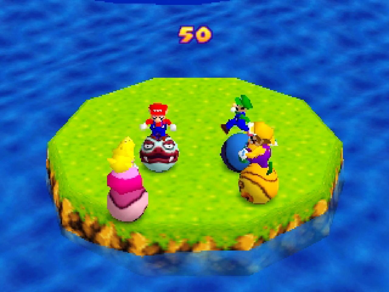 [09/11/2021] Einige der bis heute beliebtesten Minispiele, wie das hier gezeigte Kugel-Chaos, tauchten schon im allerersten Teil der Reihe auf.