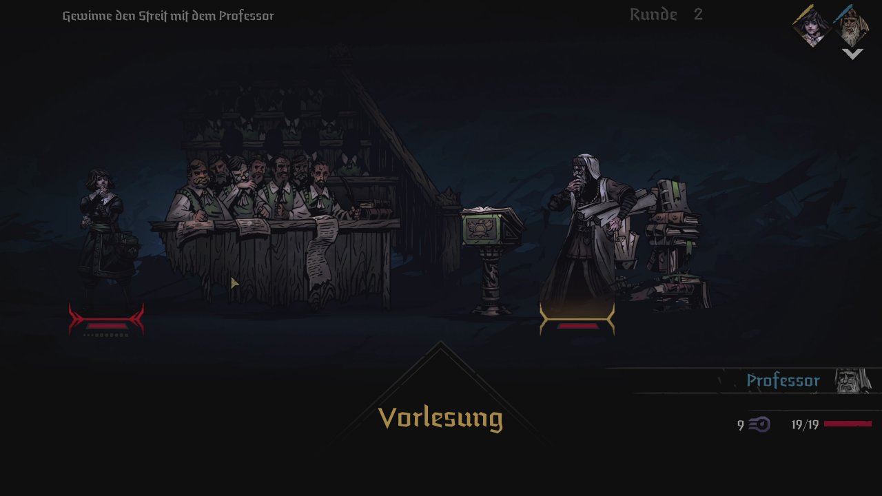 [25/11/2021] In den Flashbacks gibt es allerlei einzigartiges, wie ein rundenbasierter Vorlesungs-Kampf gegen einen Professor.
