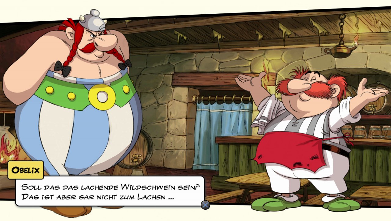 [02/12/2021] Einige Gags aus den Vorlagen haben es auch ins Spiel geschafft, werden aber stark verkürzt.