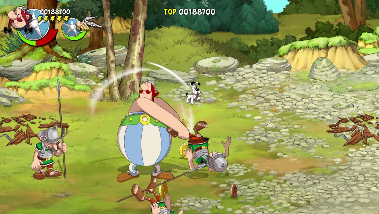 [02/12/2021] Mit Obelix kann man die Römer auch hin und her schlagen. Der Charme der Comic-Vorlage wird also gut eingefangen.