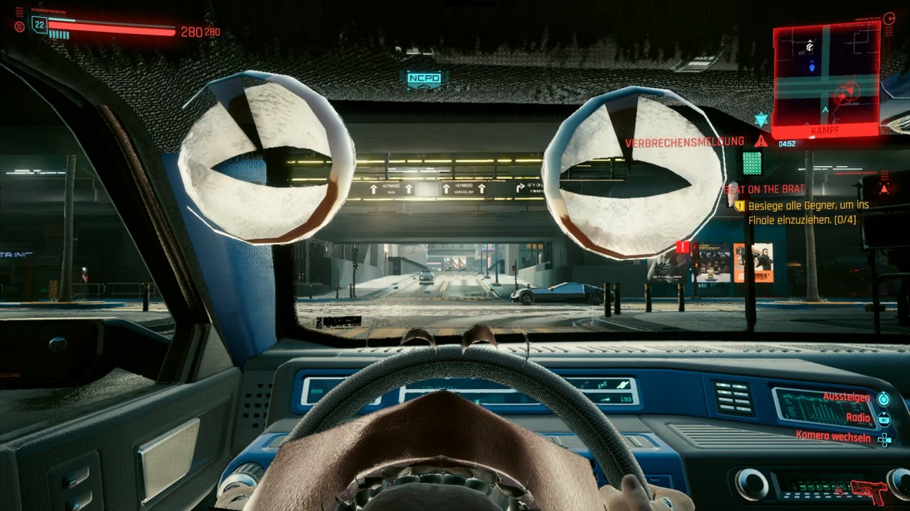 [16/12/2021] Night City durch die Augen eines NPCs betrachten: Glitches machen's möglich!