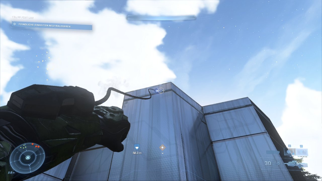 [06/12/2021] Kein Berg ist zu hoch: Mit dem Greifhaken kommt ihr vertikal praktisch überall hin.