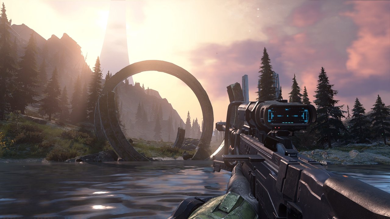 [06/12/2021] Hübsche Beleuchtung, schönes Design: Die Grafik von Halo Infinite geht völlig in Ordnung.